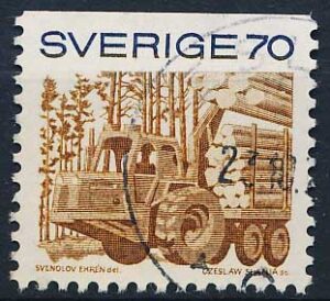 Sverige AFA 690Co Stemplet