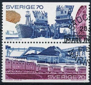 Sverige AFA 691Co+695Cn Stemplet