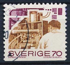 Sverige AFA 693Cn Stemplet