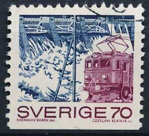 Sverige AFA 694Cn Stemplet