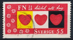 Sverige AFA 696 Stemplet