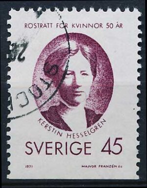 Sverige AFA 708Cn Stemplet