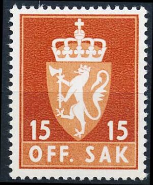 Norge Tjenestemærker AFA 070 Postfrisk