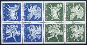 Island AFA 0713-720 4-Blok Stemplet