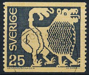 Sverige AFA 713 Stemplet