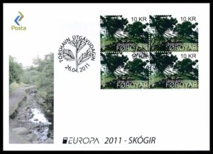 Færøerne FDC AFA 717 4 Blok