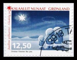 Grønland AFA 718E Stemplet