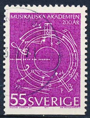 Sverige AFA 719Cn Stemplet