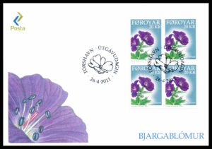 Færøerne FDC AFA 720 4 Blok