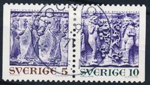 Sverige AFA 723Cv+724Ch Stemplet