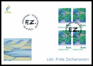 Færøerne FDC AFA 723 4 Blok