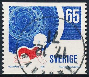 Sverige AFA 728 Stemplet