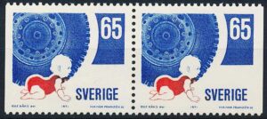 Sverige AFA 728Cv+728Ch Postfrisk