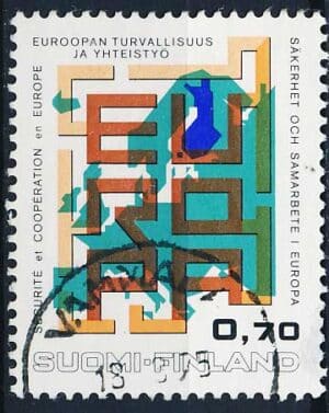 Finland AFA 733 Stemplet