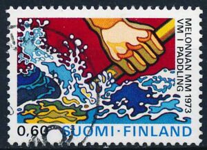 Finland AFA 734 Stemplet