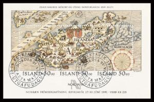 Island AFA 0739 Miniark Stemplet