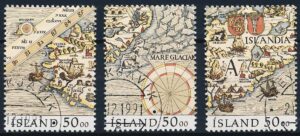 Island AFA 0739a-739c Stemplet