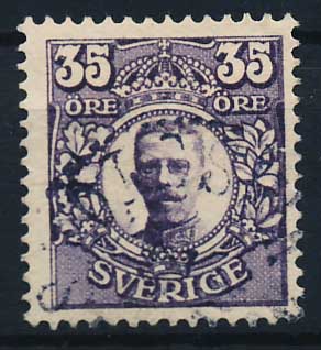 Sverige AFA 074 Stemplet