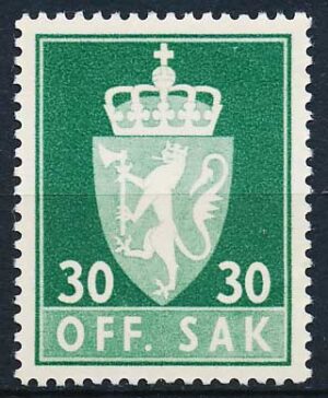 Norge Tjenestemærker AFA 074 Postfrisk