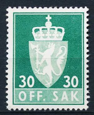 Norge Tjenestemærker AFA 074F Postfrisk