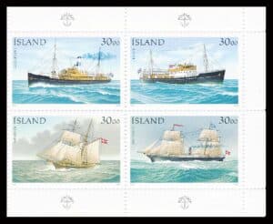 Island AFA 0746-749 4-Blok Postfrisk