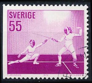 Sverige AFA 747Cv Stemplet