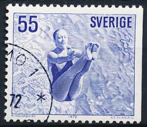 Sverige AFA 748Ch Stemplet