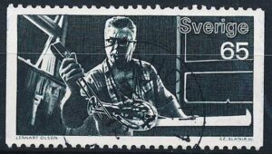 Sverige AFA 756 Stemplet