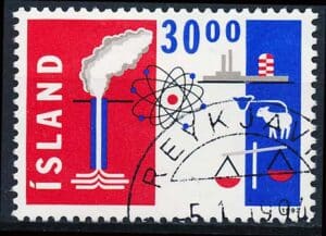 Island AFA 0758 Stemplet