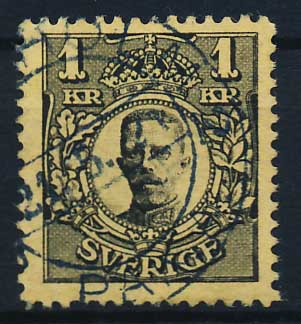 Sverige AFA 076 Stemplet