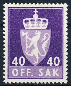 Norge Tjenestemærker AFA 076 Postfrisk