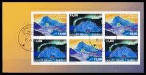 Grønland AFA 763E-764E Fra hæfte Stemplet