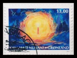 Grønland AFA 772E Stemplet