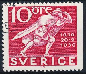 Sverige AFA 777Ch Stemplet