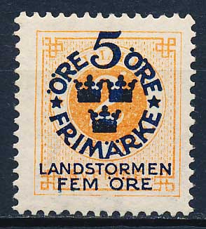 Sverige AFA 077 Ubrugt