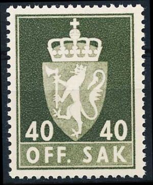 Norge Tjenestemærker AFA 077 Postfrisk