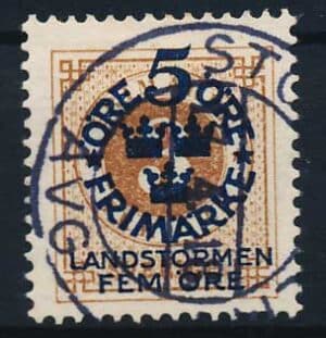 Sverige AFA 078 Stemplet
