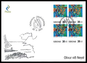 Færøerne FDC AFA 788 4 Blok