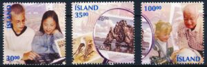Island AFA 0799a-799c Postfrisk
