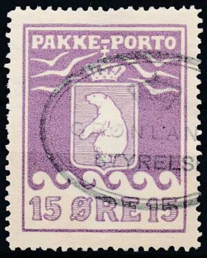 Grønland Pakkeporto AFA 08 I Stemplet