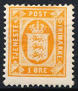 Danmark Tjenestemærke AFA 08 Ubrugt