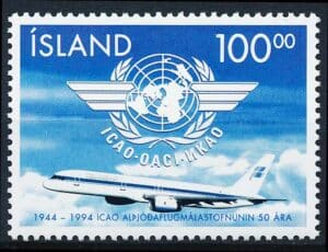 Island AFA 0800 Postfrisk