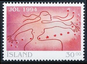 Island AFA 0801 Postfrisk