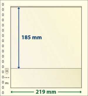 Blankoblad med lommer - Lindner 802 109