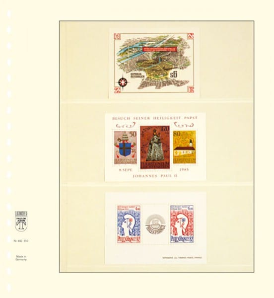 Blankoblad med lommer - Lindner 802 310 - Billede 2