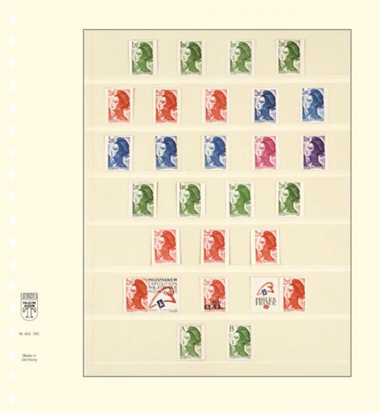 Blankoblad med lommer - Lindner 802 700 - Billede 2
