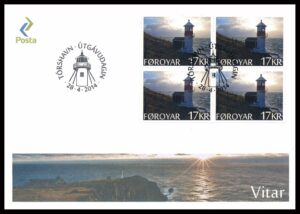 Færøerne FDC AFA 807 4 Blok