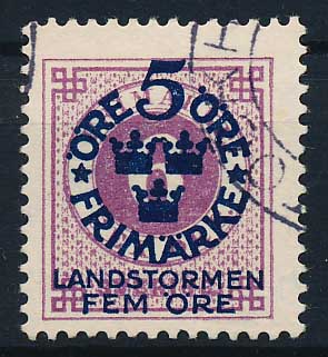 Sverige AFA 081 Stemplet