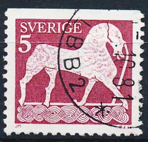 Sverige AFA 810CouF Stemplet