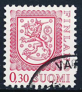 Finland AFA 814 Stemplet